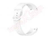 White silicone S size band for smartwatch Samsung Galaxy Watch5 40mm, SM-R905F
